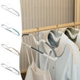 thumbnail image 1 of Leodye Short Non-Slip Metal Clothes Hangers, 1 of 8