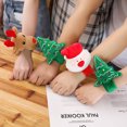 thumbnail image 4 of Linda Pulsera De Dibujos Animados De Navidad Muñeco De Peluche Árbol De Navidad Muñeco De Alce De Papá Noel Regalo De Vacaciones para Niños B, 4 of 5