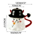 thumbnail image 2 of Taza de Cerámica Fantasma Personalizada | Diseño de Fantasma de Halloween | Taza de Café y Té de 300 Ml Apta para Microondas y Lavavajillas | Nombre Personalizado o Frase Espeluznante | Regalo de Hal, 2 of 5