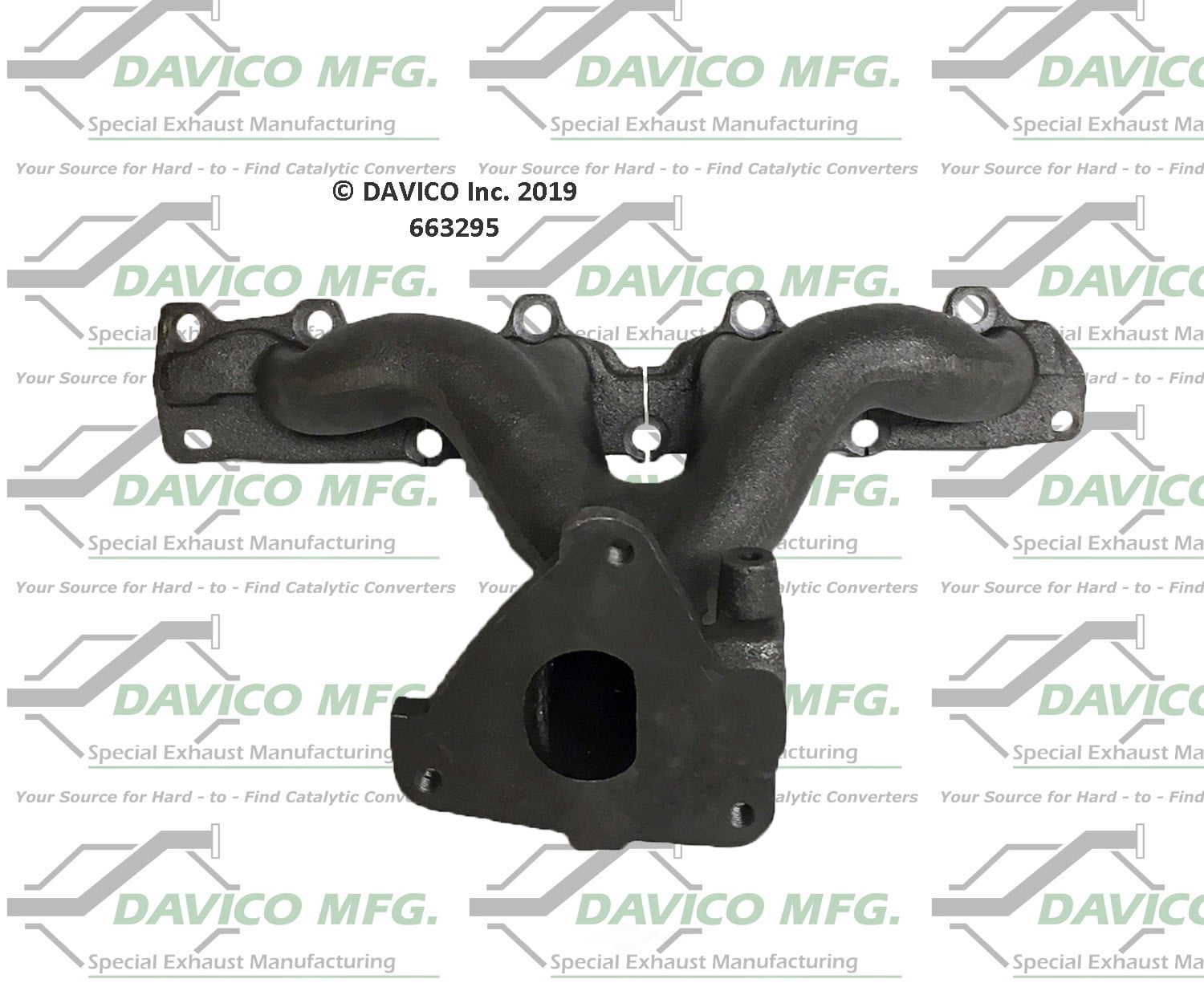 Davico Mfg 663295 Stand alone Exact-Fit exhaust manifold