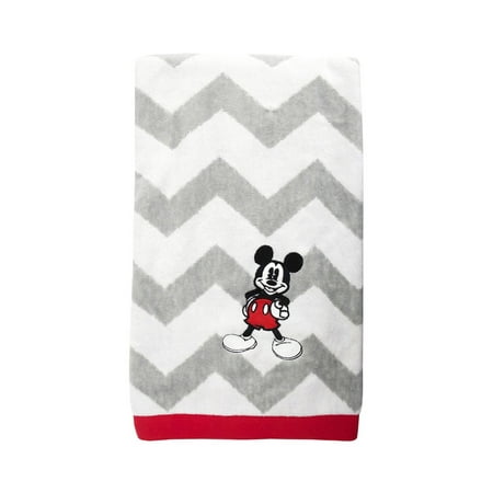 Disney Chevron Mickey Mouse Bath Towel