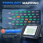 XTOOL D8S Bidirectional Scan Tool with Topology Mapping, FCA AutoAuth, ECU Cod-ing, 42+ Resets, All Systems OBD2 Scanner Diagnostic Tool, 3-Year Free Update