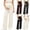 Beige, variant on YUANxueke Women's Maternity Wide Leg Pants Versatile Comfy Palazzo Casual Pants Stretch Pregnancy Trousers,Beige,L