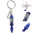 thumbnail image 1 of GOOHOCHY 2Pcs Simple and Convenient Design Coilover Keychain Aluminium Alloy Blue Gift, 1 of 6