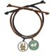 thumbnail image 1 of Renos animal insecto efecto artistico colorido Pulsera Cuerda Mano Cadena Cuero Dinero Pulsera Unbranded M, 1 of 2