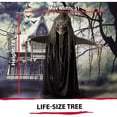 thumbnail image 3 of Haunted Hill Farm 6.5 ft Poseable Talking Tree with Moving Mouth, Lights and Sound, Indoor or Covered Outdoor Halloween Decoration, HHTREE-1FLS, 3 of 19