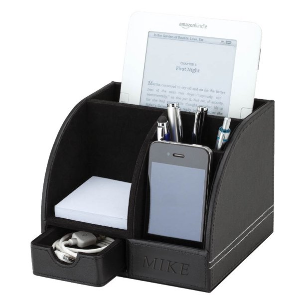 Personalized Mobile Phone Tablet/Pen Holder Office Organizer Charging