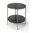 thumbnail image 2 of Butler Specialty Roxanne Iron And Glass End Table, 2 of 2