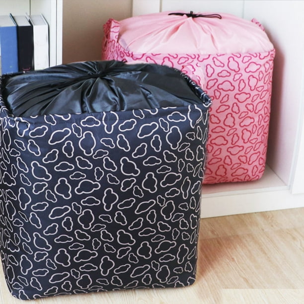 Organizador de ropa suciacestibla bolsa de almacenamiento grande 100L con mango atadocestibla plegable para hogar residencia universitaria armario almacenamiento bolsa de almacenamiento
