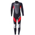 thumbnail image 2 of Traje de neopreno completo para hombre Zulema Traje de buceo 3 mm Rojo, 2 of 8