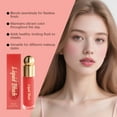 thumbnail image 6 of Liquid Blush, Long-lasting Liquid Blush, Natural Matte Velvet Finish, Buildable Cream Cheek Tint with High-Pigment Color, Weightless Blendable Formula for Natural Dewy Finish (Red), 6 of 9