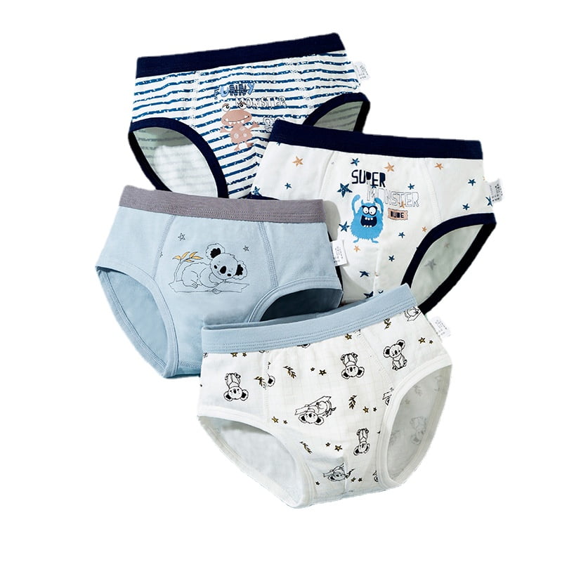 YAZI Baby Soft Cotton Underwear Little Boys Dinosaur Briefs Toddler