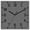 Gray, variant on Pure Dark Grey Wooden Wall Clock Silent Non Ticking, Simple Solid Color Square Wall Clocks Battery Operated, Decor Clock for Home Office, Living Room, Kitchen, 10 Inch