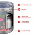 thumbnail image 4 of 12oz Tumblers Schnauzer and Flower Vacuum Insulated Stainless Steel Travel Tumbler Cups Mug with Lid and Straw for Beer,Coffee,Beverages with Cleaning Brush for Cold & Hot Drinks, 4 of 5