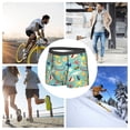 thumbnail image 7 of Men's Boxer Briefs, Conch Shells Print No.9020 Soft Comfy Mens Underwear Boxer Briefs Breathable With Widen Waist, 7 of 7