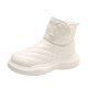 thumbnail image 2 of Botas de nieve gruesas con forro polar para mujer Zapatos de invierno Botas cortas de algodón Zapatos cálidos de algodón Botas cortas con piel integrada, 2 of 6