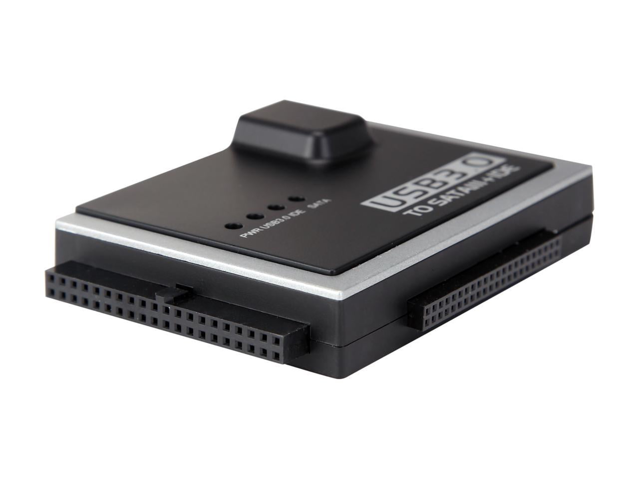Nippon Labs USB3-SATAIDE USB 3.0 to SATA / IDE Combo Adapter, 2.5in / 3.5in - Hard Drive USB Adapter - Hard Drive Transfer Cable - USB Universal Drive Adapter