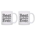 thumbnail image 1 of ThisWear Granddaughter Gifts Best Granddaughter Ever Fun Birthday Gift 11 ounce 2 Pack Coffee Mugs, 1 of 5