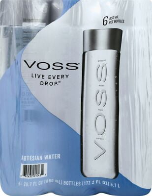 Voss Water Still PET 2 L 6-Pack 172.2 oz (Pack of 2)
