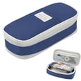 thumbnail image 2 of Pencil Case Organizer with Zipper Compartment,Pencil Case,Large Capacity Pencil Pouch,Sturdy Multifunctional Pencil Bag,Pencil Box,Big Capacity Pencil Case,Blue Canvas Pencil Case,1 Pack, 2 of 8