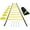 Combo - Lime, variant on Yes4All Agility Ladder 12 Rungs Yellow + Agility 12 Cones Yellow + Steel Stakes Combo