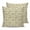 DarkKhaki White, variant on Beige White Leaves 18x18 Pillow Covers Set of 2, Spring Pastoral Rustic Botanical Throw Pillow Covers Decorative Couch Cushion Case, Microfiber Square Pillowcases for Bedroom Car Living Room