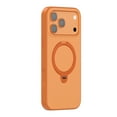 thumbnail image 2 of For iPhone 17 Pro Phone Case,With Rotatable Ring Kickstand,Compatible with Mag-Safe,Ultra Slim Shockproof Anti-Scratch Drop Protection,Matte Anti-Fingerprint Phone Case Cover,Orange, 2 of 10
