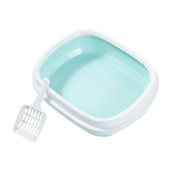 High Wall Cats Waste Container Reducing Cats Litter Box Sifting Scoops for Outdoor Use