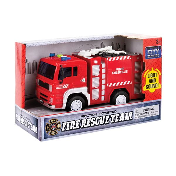 Fire Rescue Details about   Play Vehicles Friction Powered 6" Pull Back and Go Vehicle 
