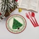 thumbnail image 4 of Juego de vasos, platos y toallas de papel con temática navideña. Vajilla navideña con temática de árbol de Navidad, ideal para reuniones de varias personas y fiestas., 4 of 6