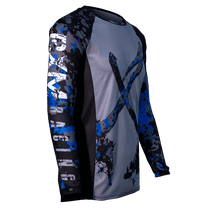 Men's Motocross Jersey Black, Blue Camo Urban X by Rated x Moto MX, ATV, Dirt Bike XL, Extra Large