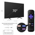 "Hisense 70"" 4K UHD LED Roku Smart TV HDR R6 Series with Google