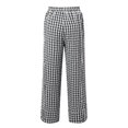 thumbnail image 7 of Jamsmile Women Pants Plaid Print Drawstrings Elastic High Waist Wide Leg Pants Vintage Tracksuits Loose Streetwear Trousers, 7 of 7