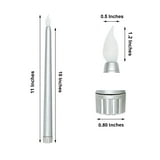 Efavormart Set of 3 | 11" Battery Powered LED Taper Candles, Flameless ...