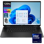 HP Spectre x360 2-in-1 Laptop 16.0" 120 Hz Touchscreen IPS WQXGA (14th Gen Intel Ultra 7-155H, 16GB LPDDR5X RAM, 1TB PCIe SSD, Intel Arc, Backlit KYB, FP Reader, 2 TB4, Win 11 Pro)