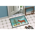 Carolines Treasures BB9215MAT Irish Donkey Christmas Door Mat, Indoor