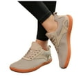 thumbnail image 3 of kamemir Womens Walking Shoes Wide Toe Barefoot Shoes Shoes Breathable Fashion Sneakers(Beige,10), 3 of 6