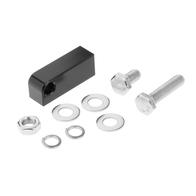 S SERENABLE Motorcycle Headlight Bracket Extension Bracket Headlight Bracket for FXDWG FXWG Black