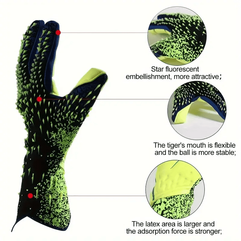 Adult/Youth Padded Football Gloves, Lineman Football Gloves, Men's and Boys Offensive/Defensive Line.