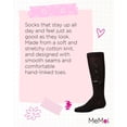 thumbnail image 7 of MeMoi  Weaved Velvet Bow Knee High Socks - Girls - Female, 4, Black, 7 of 7