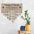 YUEtays Advent Calendar 2025 2025 Planner Family Birthday Board Plaque