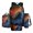 Splatter Paint Hockeys, variant on ZUXONGSY Wolf Galaxy Print Backpack for Boys Girls School Bag Middle High Schoolbag Bookbag with Lunch Box Pencil Case and Water Bottle Holder 4 In 1 Back to School Supplies