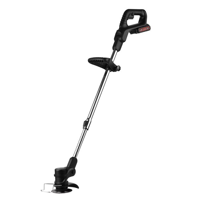 TFixol 24V Telescopic Handheld Cordless Glass Trimmer Electric Lawn Mower 7500mAh Rechargeable Battery Fast Charger Multi Function Power String Trimmer with Plastic/ Stainless Steel Blade, Circular Sa