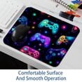 thumbnail image 6 of Game Controller Square Gaming Mouse Pad Desk Mat, 8.3x9.8 Inch, Non-Slip Rubber Bottom, Printed, Suitable for Office and Gaming, 6 of 6