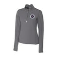 thumbnail image 2 of Women's Cutter & Buck  Gray New England Revolution Traverse Stretch Eco Quarter-Zip Top, 2 of 3