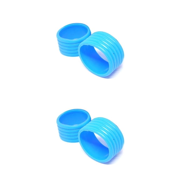 Sonducket Anillo de goma para empuñadura de raqueta, 2 piezas, para bate de bádminton, soporte de fijación, suministros protectores, Type2 NO2
