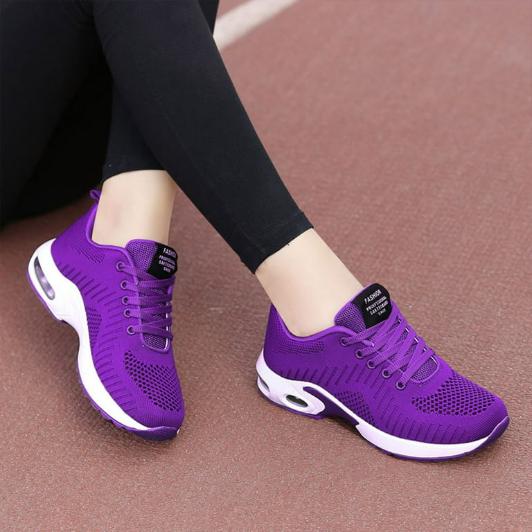 Shopslong Womens Running Shoes Breathable Lightweight Sneaker