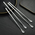 thumbnail image 4 of Moocorvic Long Handle Spoon Coffee Spoons , Coffee Stirrers Small Ice Tea Spoon Stainless Steel Teaspoon 8.66'', 4 of 6