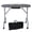 Marble Black, variant on LUCKUP Portable Manicure Table Foldable Nail Desk with Large Drawer Nail Tech Table for Technician Salon Workstation Client Wrist Cushion/Carry Bag/4 Lockable Wheels, 36-inch, Black