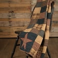 thumbnail image 2 of Primitive Throw 60x50 Patriotic Patch Quilted Patchwork Red Blue Americana TCC Brands, 2 of 5